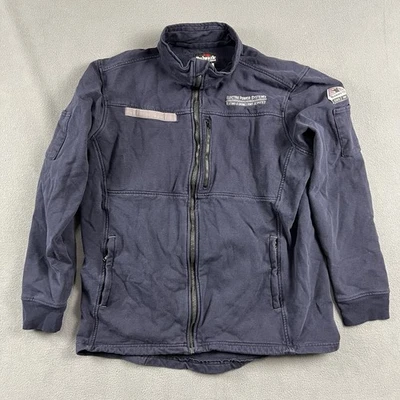Bulwark FR Work Jacket Mens XL Blue Flame Resistant Full Zip Gorpcore Workwear - Image 1 of 4