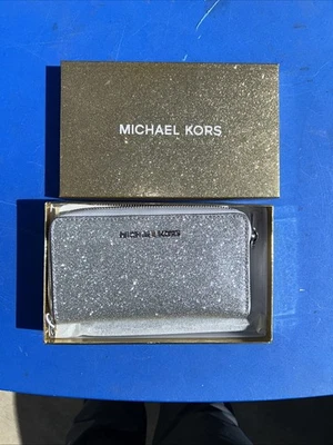 MICHAEL KORS MK Firma Oro Regalo Doppia Zip - Immagine 1 di 4
