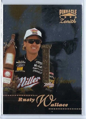 1996 Pinnacle Zenith 24KT Artist Proof Rusty Wallace #96 - Image 1 of 2
