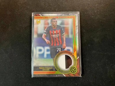 2022-23 Topps Museum UEFA Meaningful Relic Gold #MMR-PK Pierre Kalulu 23/50 - Image 1 of 2