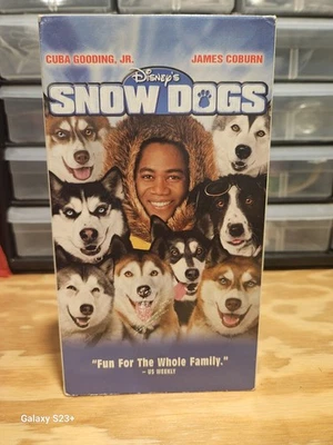 Snow Dogs VHS Disney, Cuba Gooding Jr., James Coburn, Kids family action movie - Image 1 of 4