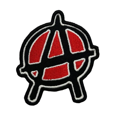 Moohaha Anarchy Premium Embroidered Patches Sew-On Iron-On Freedom Punk Rock - Image 1 of 2