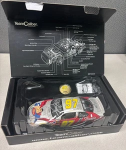 Kurt Busch #97 Sharpie Justice League Superman 2004 1/24 Diecast W/AUTO - Picture 1 of 4