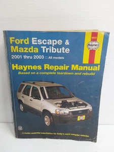 Haynes 36022 Ford Escape & Mazda Tribute 01 Thru 03 Repair Manual. All Models - Picture 1 of 2