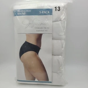 Jaclyn Smith Damen Premium Plus 5 Stück Bikini Höschen Unterwäsche Größe 13 Neu aus altem Lagerbestand - Bild 1 von 2