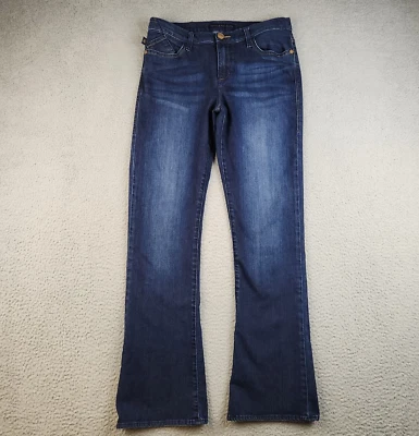 Womens Size 12M Blue Slim Bootcut Dark Wash Jeans Rock & Republic Denim (30x30)  - Image 1 of 4