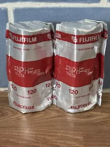 2x Fujifilm NPH ISO 400 120 Film Expired, Medium Format Photography (B8) - Picture 1 of 6