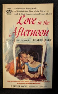 Love in the Afternoon (Original Title: Ariane) by Claude Anet Signet Book #1404 - Picture 1 of 4