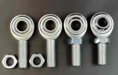 2 Pairs RH & LH Chromoly Heim Joints Rod End 5/8"-18 x 5/8" Bore Jam Nut CMRL10 - Image 1 of 2