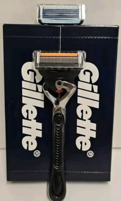 GILLETTE FUSION PROGLIDE FLEXIBALL 2 BLADES 1 RAZOR/HANDLE 100% GENUINE
