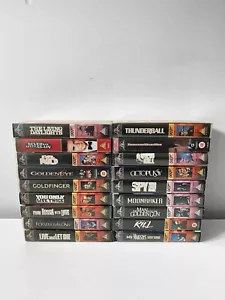 James Bond 007 VHS Movies Films - Picture 1 of 20