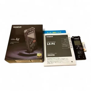 OLYMPUS LS-P4 Linear PCM Recorder Hi-Res Audio Built-in Mic Used Tested Japan - Picture 1 of 7