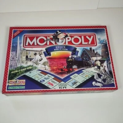 Monopoly Essex Edition 2001 Limited Edition 100% Complete Winning Moves Game - Image 1 of 4