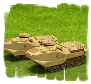 Painted! -  US AAVP/7  Platoon (2 vehicles) 15mm WW3 - World War III Team Yankee - Picture 1 of 2