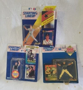 KENNER STARTING LINEUP '91 GLAVINE/'93 FISK/'95 JOHNSON (New) - Picture 1 of 5
