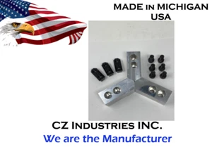 Mandíbulas blandas de aluminio de 8"" 1,5 mm x 60° serradas para mandíbulas de torno tipo B-208 (2,0"" HT) - Imagen 1 de 7