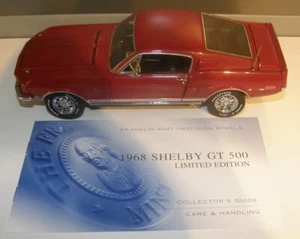 Franklin come nuova 1968 Shelby Mustang GT 500, 1/24, marrone, B11E102, LE 3118/9900 - Foto 1 di 5