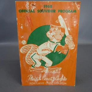 1968 Pacific Coast League Vintage Program Oregon Beavers Official Souvenir - Picture 1 of 9