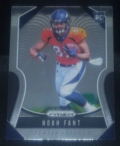 Tarjeta de novato Panini Prizm Noah Fant 2019 RC No. 365 Denver Broncos - Imagen 1 de 6