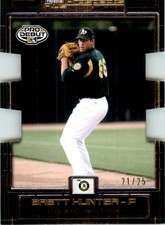 2008 TRISTAR Prospects Plus PROminent Die Cut Yellow #34 Brett Hunter /25