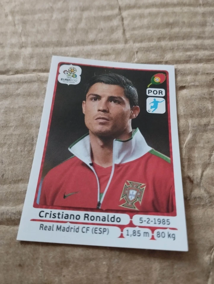 Sticker 277 Cristiano Ronaldo PORTUGAL Panini UEFA Euro Polonia - Ucrania 2012 - Imagen 1 de 1