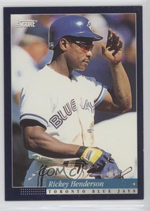 1994 Score Rickey Henderson #35 HOF