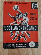 Scotland V England U23's 1960 Bobby Charlton Manchester United