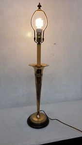Vintage Frederick Cooper Table Lamp Tulip Gold Brass Lamp Hollywood Regency - Picture 1 of 9