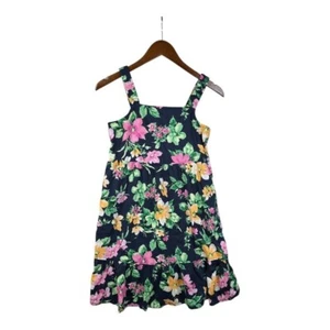 NWT Old Navy Printed Sleeveless Tiered Dress Size XL (14-16) Navy Floral - Picture 1 of 7