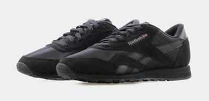 Reebok Classic Nylon Black Black Mens Shoes Sneakers Size 8-13 - Picture 1 of 6
