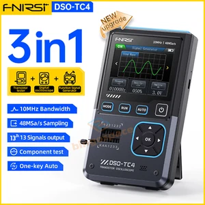 FNIRSI DSO-TC4 Upgrade 3 in1 Digital 10MHz 48Ms/s Elektronik Komponententester - Bild 1 von 7