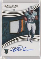 2016 Panini Immaculate /99 Leonte Carroo #132 RPA Rookie Patch Auto RC