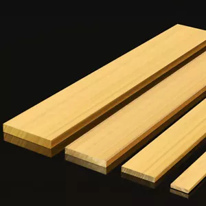 Brass Sheet Metal Flat Bar Copper Bar Copper Plate Thick 2-32mm Width 3-100mm - Picture 1 of 10