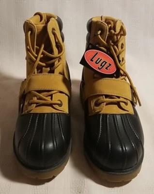 Botas de caña alta con correa de avalancha Lugs para niños talla 3,5 EE. UU. tostadas/marrones NUEVAS Foto 1 de 4