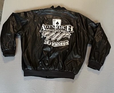 Vintage Steve & Barry’s Aces High Varsity Jacket Men’s Size XL Wool Blend  - Image 1 of 4