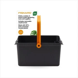 Fiskars Garden Tool Caddy with Removable Small Tool Storage & Recycled Plastic - Picture 1 of 9