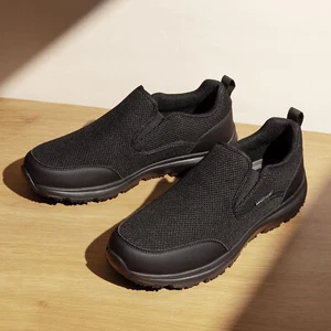 Men's Lightweight Work Shoes Slip-on Restaurant Non Slip Food Service Loafers US - Picture 1 of 18