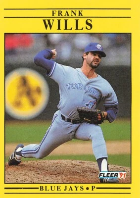 1991 Fleer Baseball #191 Frank Wills  - Image 1 of 2