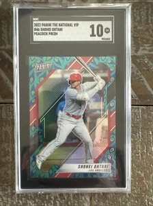2022 Panini National Vip Ohtani Peacock #46 SGC 10 SSP Gem Mint! - Picture 1 of 2