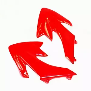 RED Plastic Front Tank Side Guard Fender Fairing CRF50 STYLE PIT PRO Dirt Bike - Picture 1 of 5