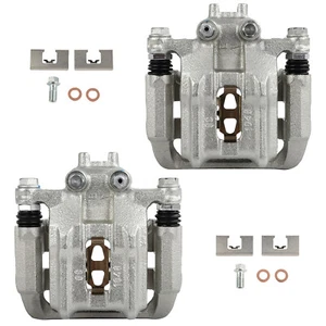 Rear  Pair Brake Calipers w/ Bracket For 2010-2011 Honda Accord Crosstour - Picture 1 of 13