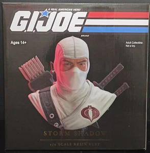 DIAMOND SELLECT G.I. JOE STORM SHADOW LEGENDS 3D 1/2 RESINA BUSTO LIMITADO ESTATUA - Imagen 1 de 13