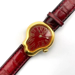 Salvador Dali Big Melting Watch Softwatch Exaequo Gold Used - Picture 1 of 10