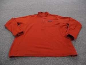 Patagonia Jacket Mens 2XL Orange R1 Pullover Outdoor Hiking Grid Regulator 40110 - Picture 1 of 11