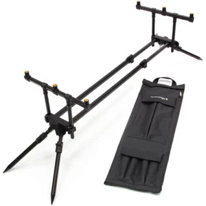 NGT Quickfish Rod Pod MK2 - 3er Rutenständer voll verstellbar mit Tasche - Bild 1 von 7