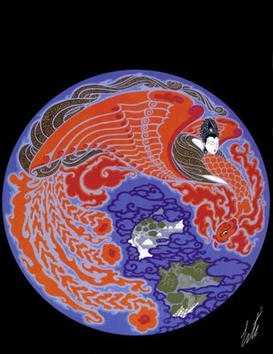 Impresión Art Deco Dream Voyage 22x30 de Erte Foto 1 de 2