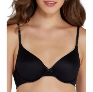 Maidenform Comfort Devotion Demi T-Shirt Bra 09402-black over body beige-32B - Picture 1 of 1