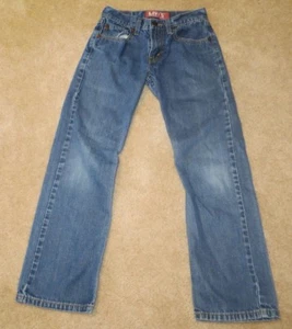 Levis 514 Jeans Slim Straight Denim Boys Kids Pants 12R 26 x 26 1/2 Blue - Picture 1 of 9
