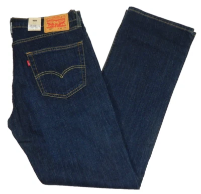 Jeans masculino Levi's NOVO 527 Slim Bootcut etiqueta premium 34/34 medido tamanho 34x33 - Imagem 1 de 4