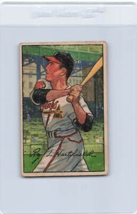 1952 Bowman #28 Roy Hartsfield Boston Braves Good *DA-B6554